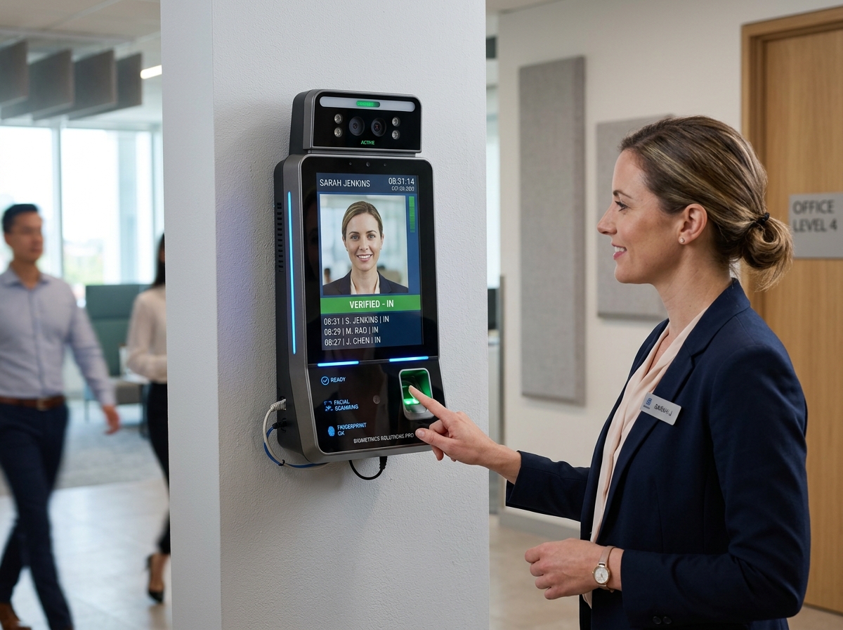 Biometric attendance machine